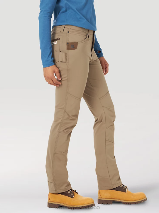 ropa mx Wrangler mujer Pantalón cargo Riggs Workwear Ripstop Ranger caqui dorado (3wf60gk) 62D6820