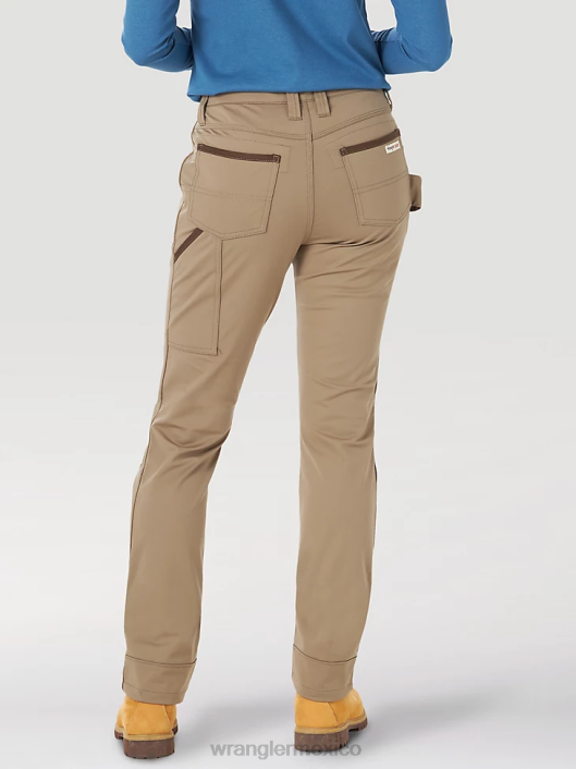 ropa mx Wrangler mujer Pantalón cargo Riggs Workwear Ripstop Ranger caqui dorado (3wf60gk) 62D6820