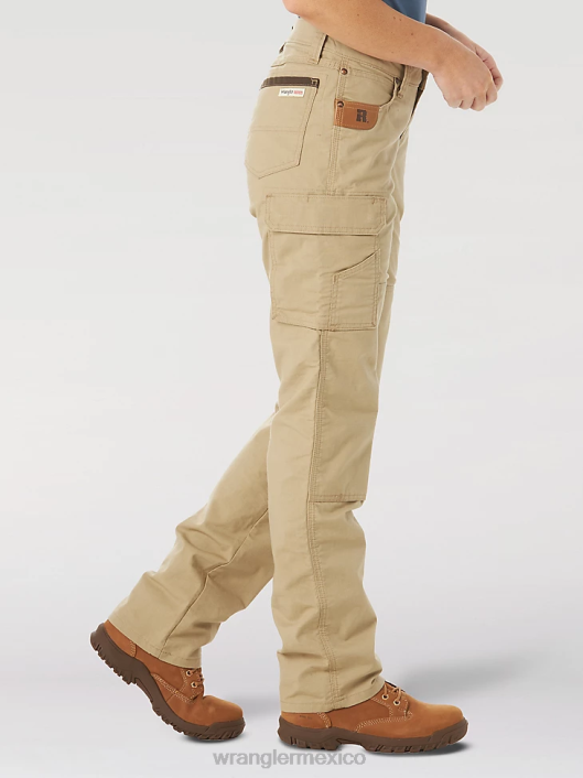 ropa mx Wrangler mujer Pantalón cargo Riggs Workwear Ripstop Ranger caqui dorado (3wf60gk) 62D6820