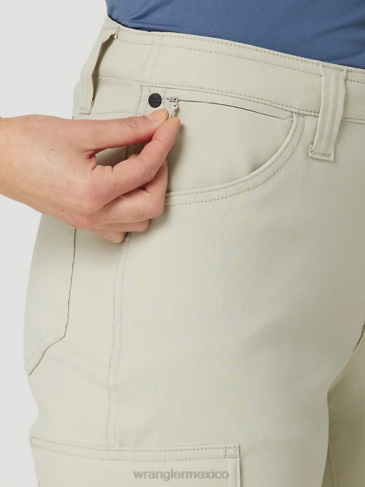 ropa mx Wrangler mujer Pantalón cargo Riggs Workwear Ripstop Ranger caqui dorado (3wf60gk) 62D6820