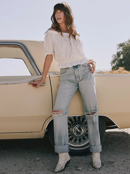 ropa mx Wrangler mujer Top liso de manga larga con canesú delantero y trasero de un punto negro (lw1002x) 62D6888