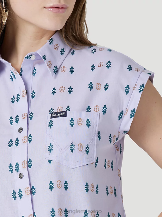 ropa mx Wrangler mujer atg by camiseta para el sol con capucha océano (112331283) 62D6900