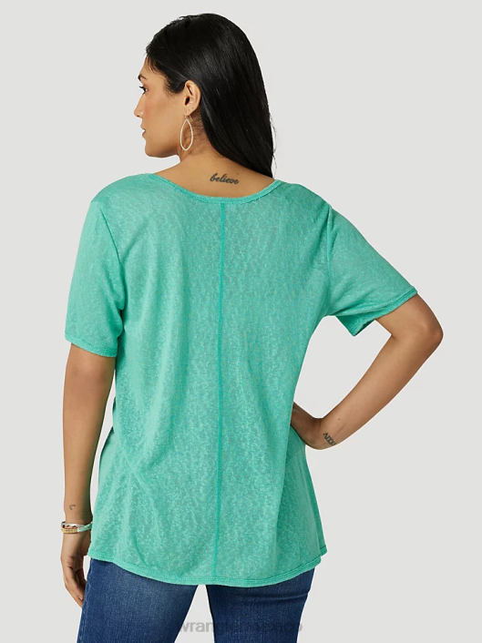 ropa mx Wrangler mujer atg by camiseta para el sol con capucha océano (112331283) 62D6900