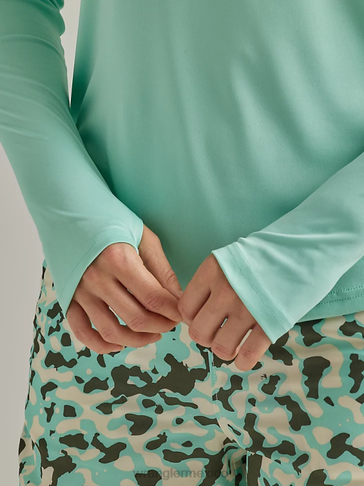 ropa mx Wrangler mujer atg by camiseta para el sol con capucha océano (112331283) 62D6905