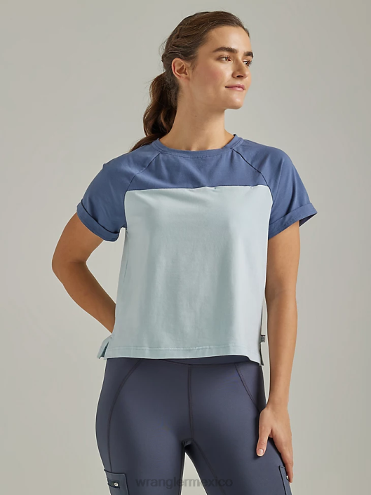 ropa mx Wrangler mujer atg por camiseta de brújula índigo vintage (112333846) 62D6875