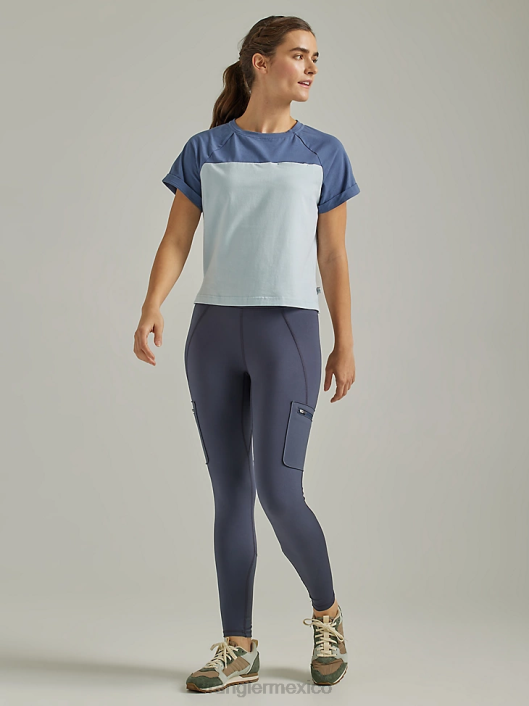 ropa mx Wrangler mujer atg por camiseta de brújula índigo vintage (112333846) 62D6875