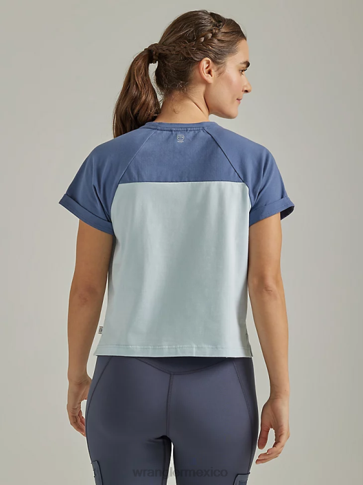 ropa mx Wrangler mujer atg por camiseta de brújula índigo vintage (112333846) 62D6875