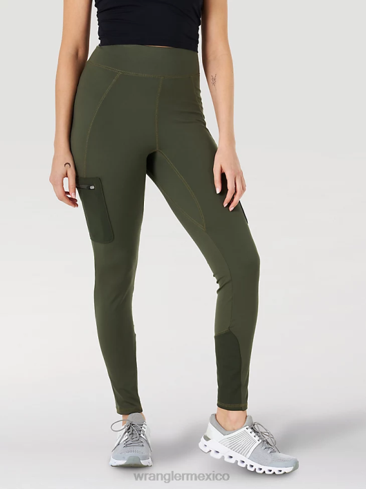 ropa mx Wrangler mujer atg por leggings cargo oliva (la201ov) 62D6814