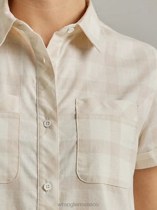 ropa mx Wrangler mujer camiseta atg por trail avena (112333893) 62D6886