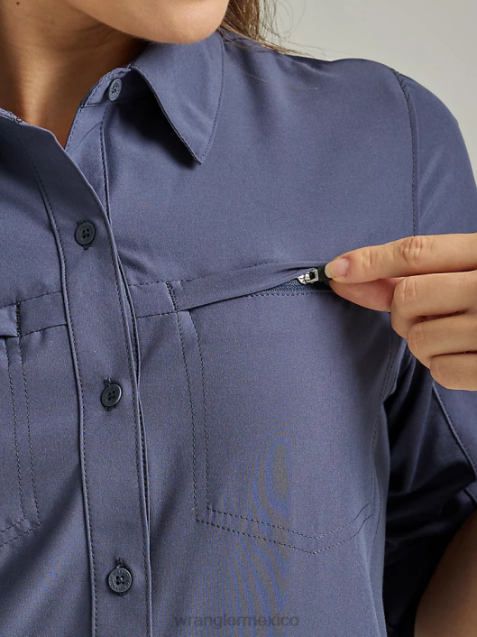 ropa mx Wrangler mujer camiseta atg por trail noches azules (112333894) 62D6887