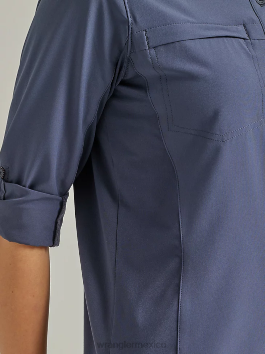 ropa mx Wrangler mujer camiseta atg por trail noches azules (112333894) 62D6887