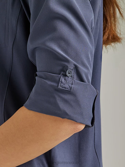 ropa mx Wrangler mujer camiseta atg por trail noches azules (112333894) 62D6887