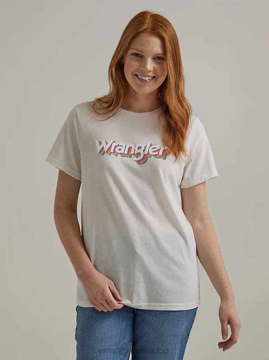 ropa mx Wrangler mujer camiseta clásica con timbre malvavisco (112335975) 62D6871
