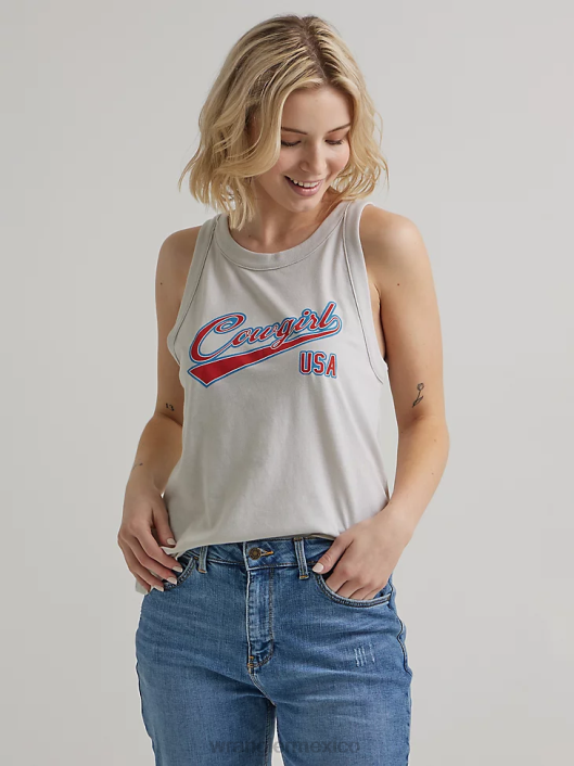 ropa mx Wrangler mujer camiseta clásica con timbre malvavisco (112335975) 62D6871