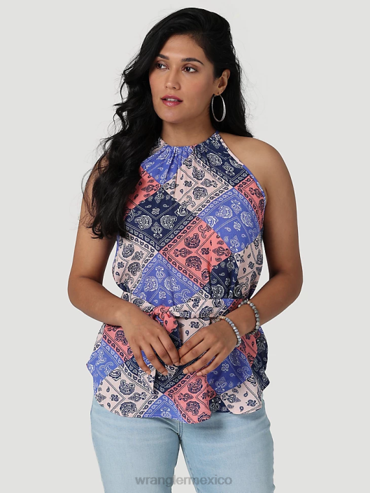 ropa mx Wrangler mujer camiseta clásica con timbre malvavisco (112335975) 62D6871