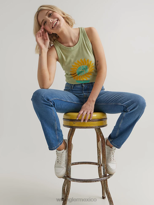 ropa mx Wrangler mujer camiseta clásica con timbre malvavisco (112335975) 62D6871