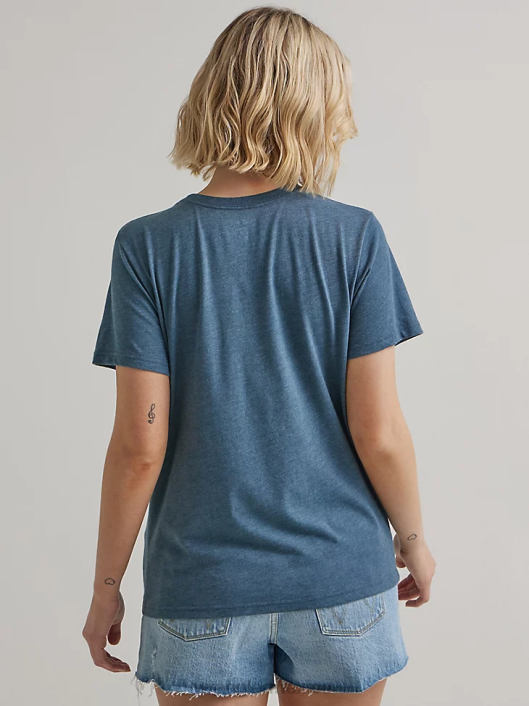 ropa mx Wrangler mujer camiseta clásica con timbre malvavisco (112335975) 62D6871