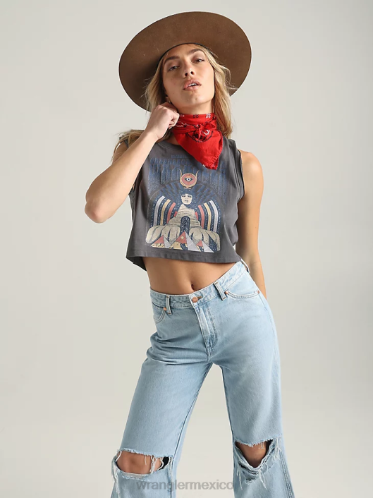 ropa mx Wrangler mujer camiseta clásica con timbre malvavisco (112335975) 62D6871