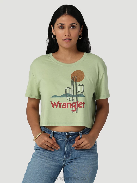 ropa mx Wrangler mujer camiseta clásica con timbre malvavisco (112335975) 62D6871