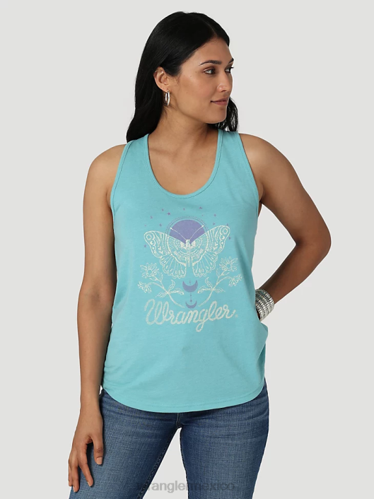 ropa mx Wrangler mujer camiseta clásica con timbre malvavisco (112335975) 62D6871