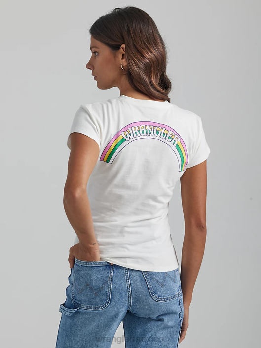 ropa mx Wrangler mujer camiseta clásica con timbre malvavisco (112335975) 62D6871