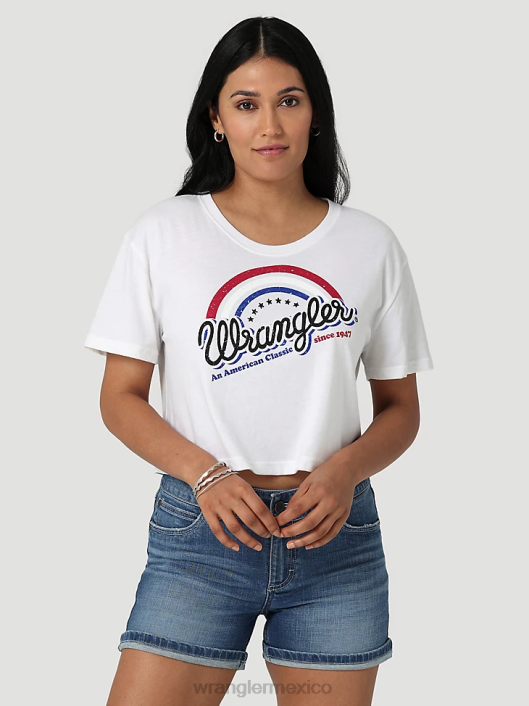 ropa mx Wrangler mujer camiseta clásica con timbre malvavisco (112335975) 62D6871