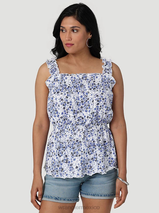 ropa mx Wrangler mujer camisola de un hombro blanco (112334738) 62D6873