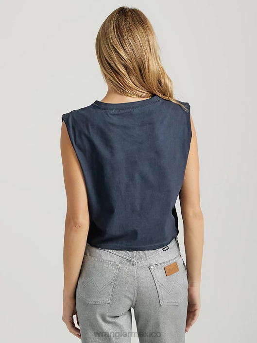 ropa mx Wrangler mujer camisola de un hombro blanco (112334738) 62D6873