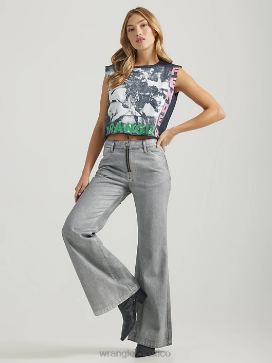 ropa mx Wrangler mujer camisola de un hombro blanco (112334738) 62D6873