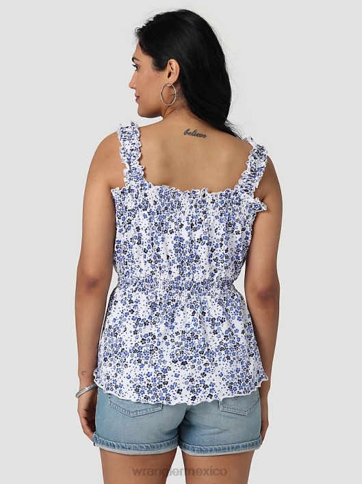 ropa mx Wrangler mujer camisola de un hombro blanco (112334738) 62D6873