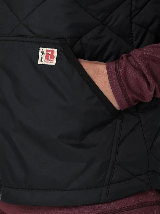 ropa mx Wrangler mujer chaqueta de trabajo riggs workwear negro (3wf18bk) 62D6867