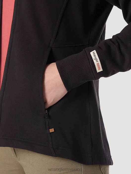 ropa mx Wrangler mujer chaqueta de trabajo riggs workwear negro (3wf18bk) 62D6867