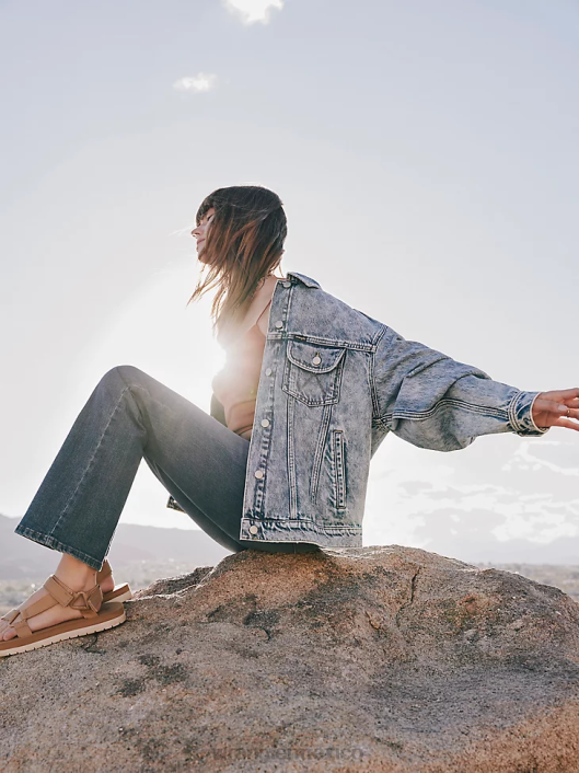 ropa mx Wrangler mujer chaqueta vaquera novia azul helado (112333587) 62D6854