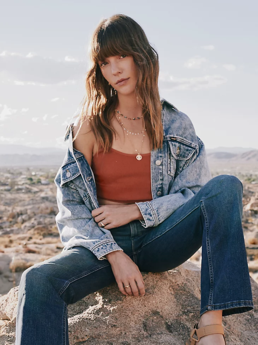 ropa mx Wrangler mujer chaqueta vaquera novia azul helado (112333587) 62D6854