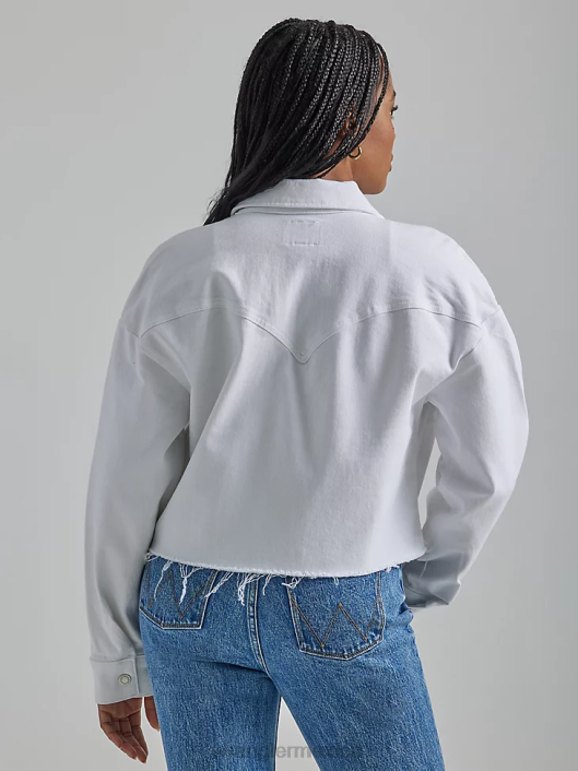 ropa mx Wrangler mujer chaqueta vaquera occidental celestial (112334741) 62D6858