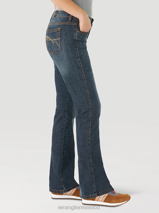ropa mx Wrangler mujer jean que adelgaza al instante oro de otoño (wut74ag) 62D6751