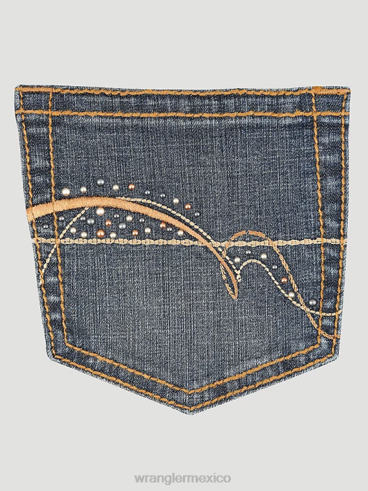 ropa mx Wrangler mujer jean que adelgaza al instante oro de otoño (wut74ag) 62D6751