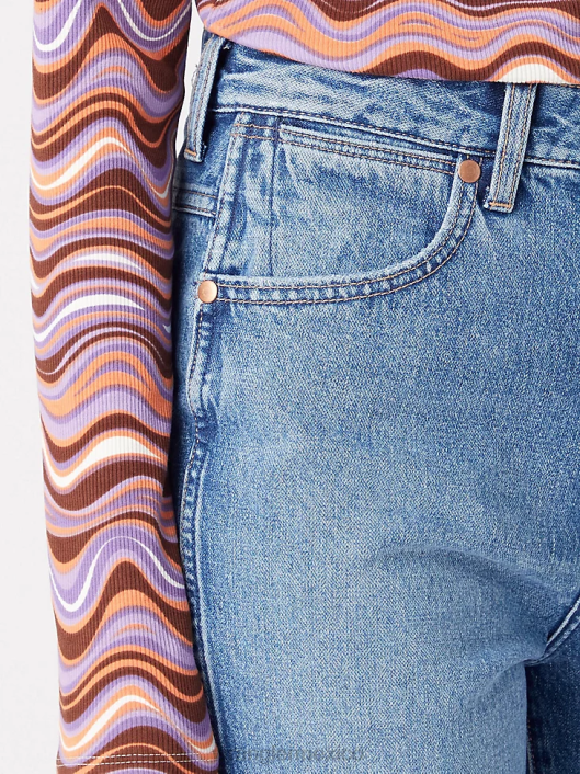 ropa mx Wrangler mujer jean retro mae (más) ms lavado (09pwzms) 62D6801