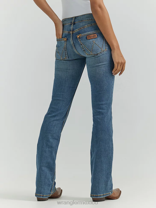 ropa mx Wrangler mujer jean retro mae lavado de km (09mwzkm) 62D6746