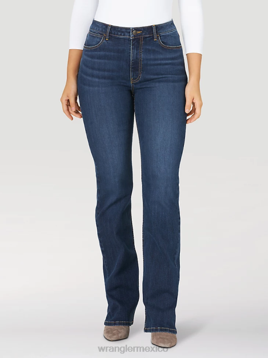 ropa mx Wrangler mujer jeans tipo bota atrevidos de talle alto Stockton (mt1btsn) 62D6733
