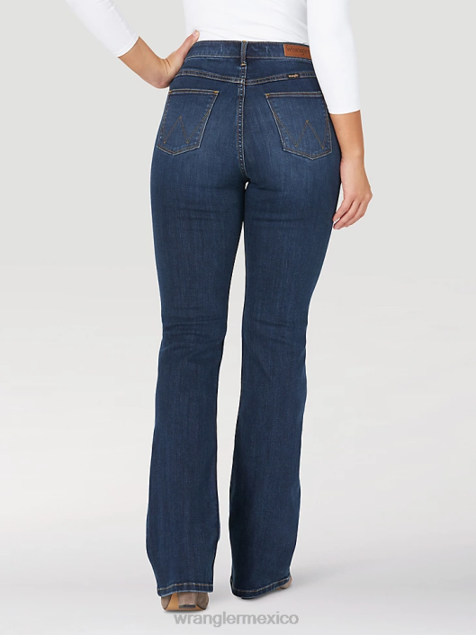 ropa mx Wrangler mujer jeans tipo bota atrevidos de talle alto Stockton (mt1btsn) 62D6733