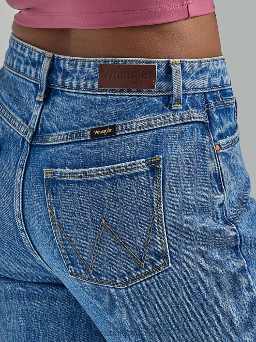ropa mx Wrangler mujer jeans tipo bota atrevidos de talle alto topacio (112333827) 62D6735