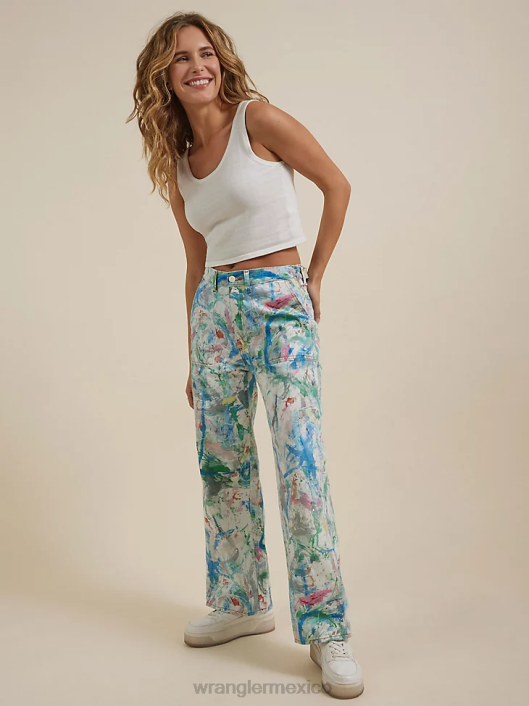 ropa mx Wrangler mujer reelaborado corto piedra clara (wbrwsls) 62D6822