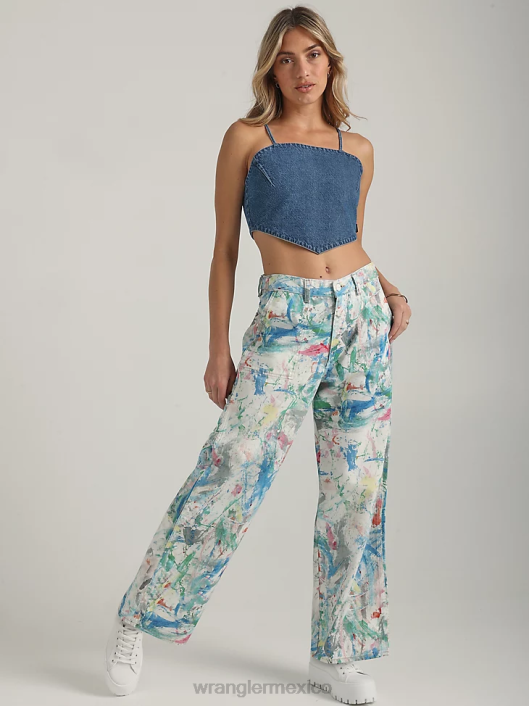 ropa mx Wrangler mujer reelaborado corto piedra clara (wbrwsls) 62D6822