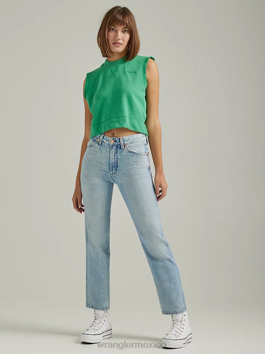 ropa mx Wrangler mujer salvaje oeste 603 jeans rectos de talle alto honolua (112334569) 62D6765