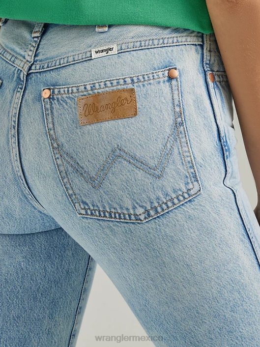 ropa mx Wrangler mujer salvaje oeste 603 jeans rectos de talle alto honolua (112334569) 62D6765