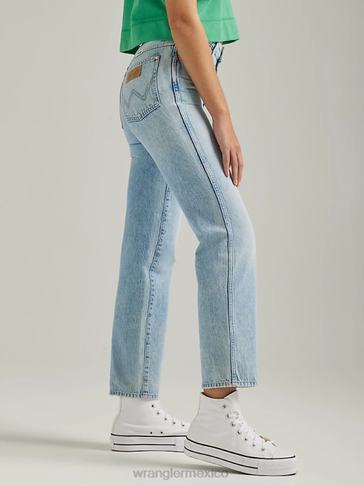 ropa mx Wrangler mujer salvaje oeste 603 jeans rectos de talle alto honolua (112334569) 62D6765