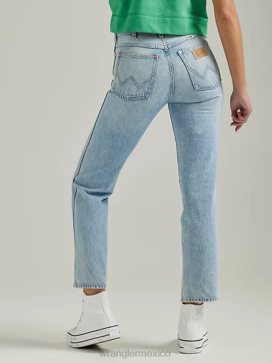 ropa mx Wrangler mujer salvaje oeste 603 jeans rectos de talle alto honolua (112334569) 62D6765