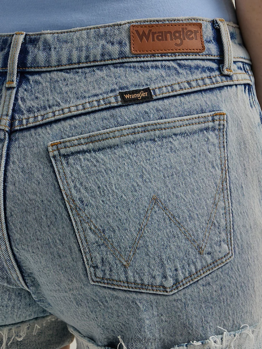 ropa mx Wrangler mujer shorts de mezclilla desgastados flor silvestre (112333497) 62D6851