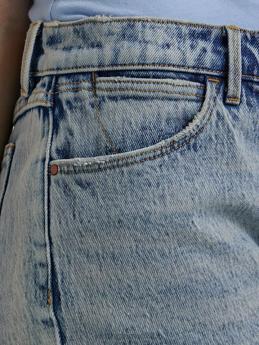 ropa mx Wrangler mujer shorts de mezclilla desgastados flor silvestre (112333497) 62D6851